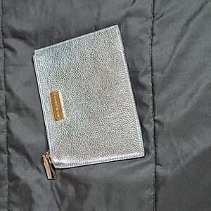 Nwot Big Buddha Metallic Blue Pouch
